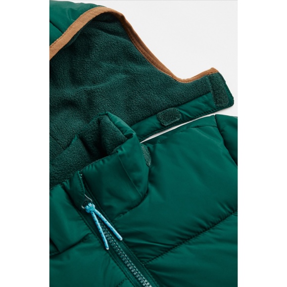 H+M Boys Water-Repellant Puffer Jacket with Hood - Picture 3 of 9